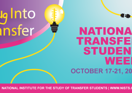 Plug Into Transfer National Transfer Student Week October 17-21, 2022