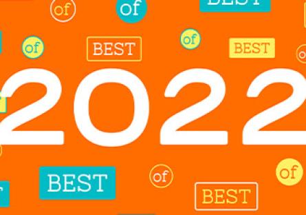 Best of Year 2022 abstract background