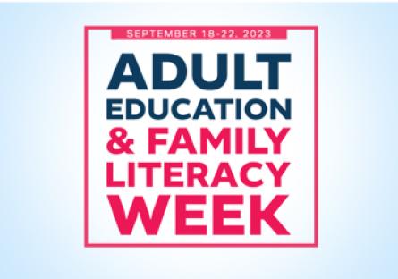 Text: Adult Education and Family Literacy Week