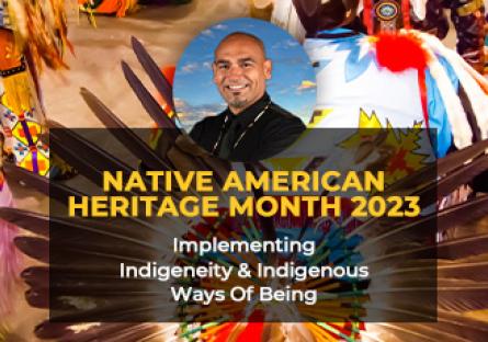 Native American Heritage Month Event (featuring image of speaker Rowdy Duncan)