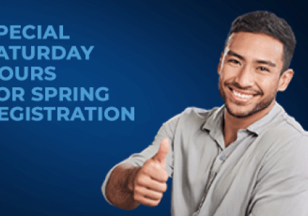 Special Saturday Hours for Spring Registration