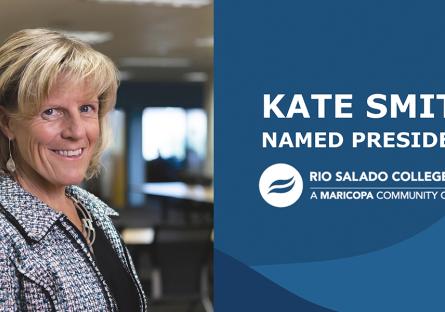 Kate Smith Named Rio Salado President, President Smith smiling