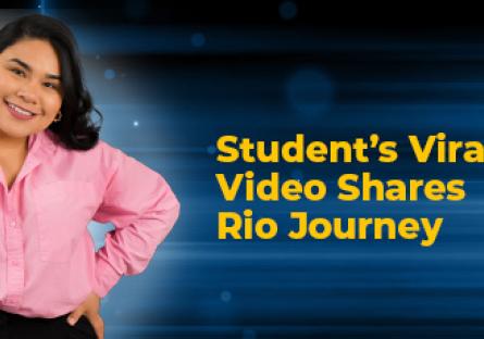 Student viral video shares Rio journey