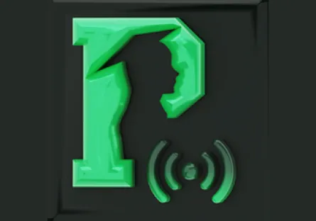 The Plexuss Podcast logo featuring a stylized green letter ‘P’ shaped like a human profile, with curved signal waves beneath it, set against a dark background.