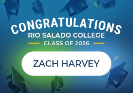 Congratulations Rio Salado College Class of 2026 Zach Harvey