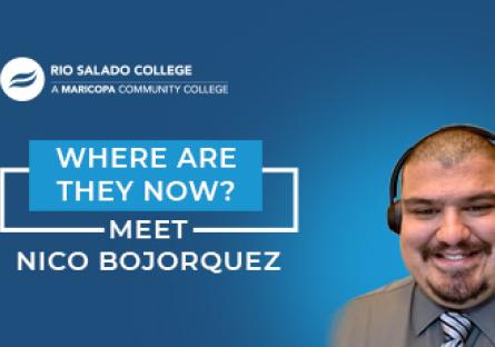 photo of Nico Bojorquez. text: Where Are They Now Alumni Profile -- Meet Nico Bojorquez