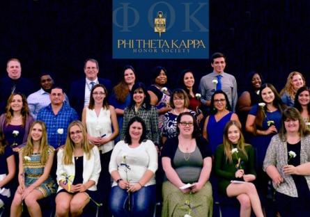 group photo of PTK members