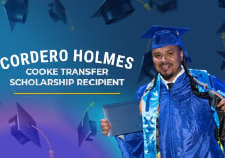 Cordero Holmes Transfer Scholarship Recipient