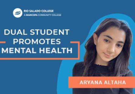 Dual Student promotes Mental Health Aryana Altaha