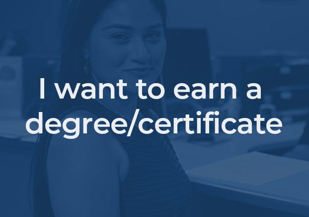 Earn a certificate or degree