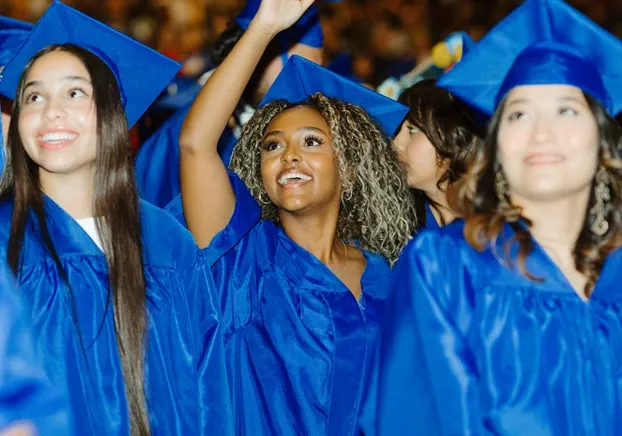 Students in Cap and Gown