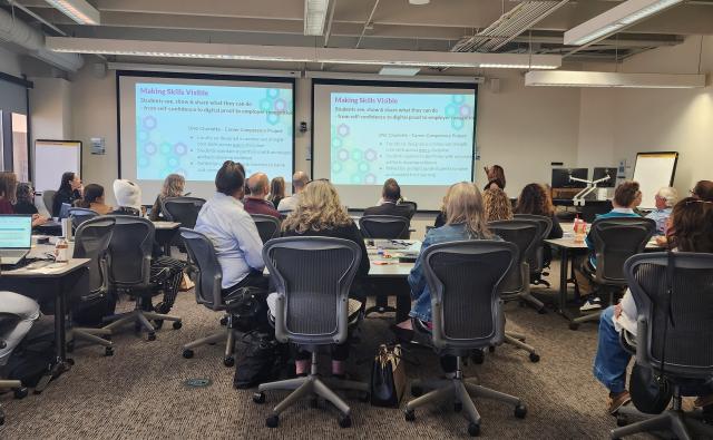 Rio Salado employees in a meeting