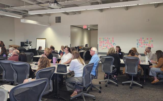 Rio Salado employees in a meeting