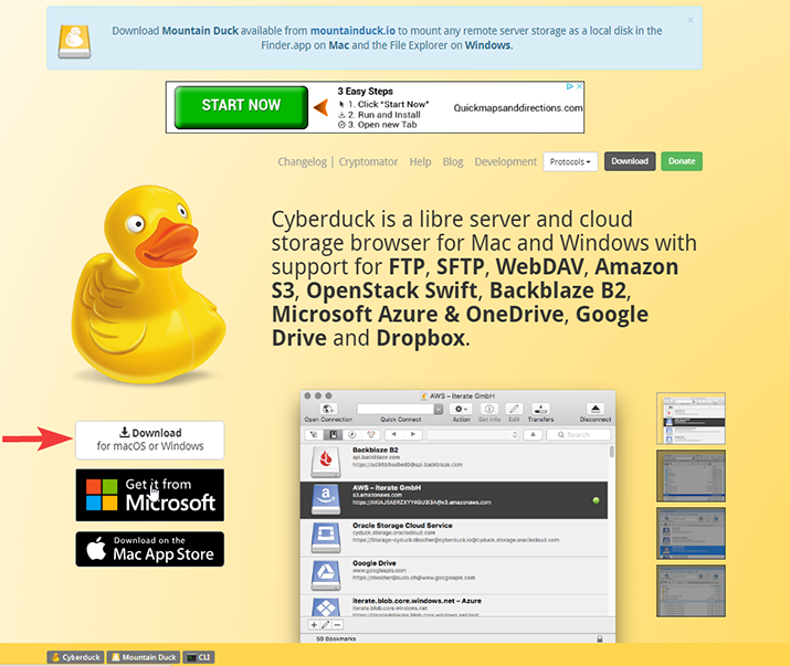 Cyberduck ftp windows download filezilla server 0 9 23